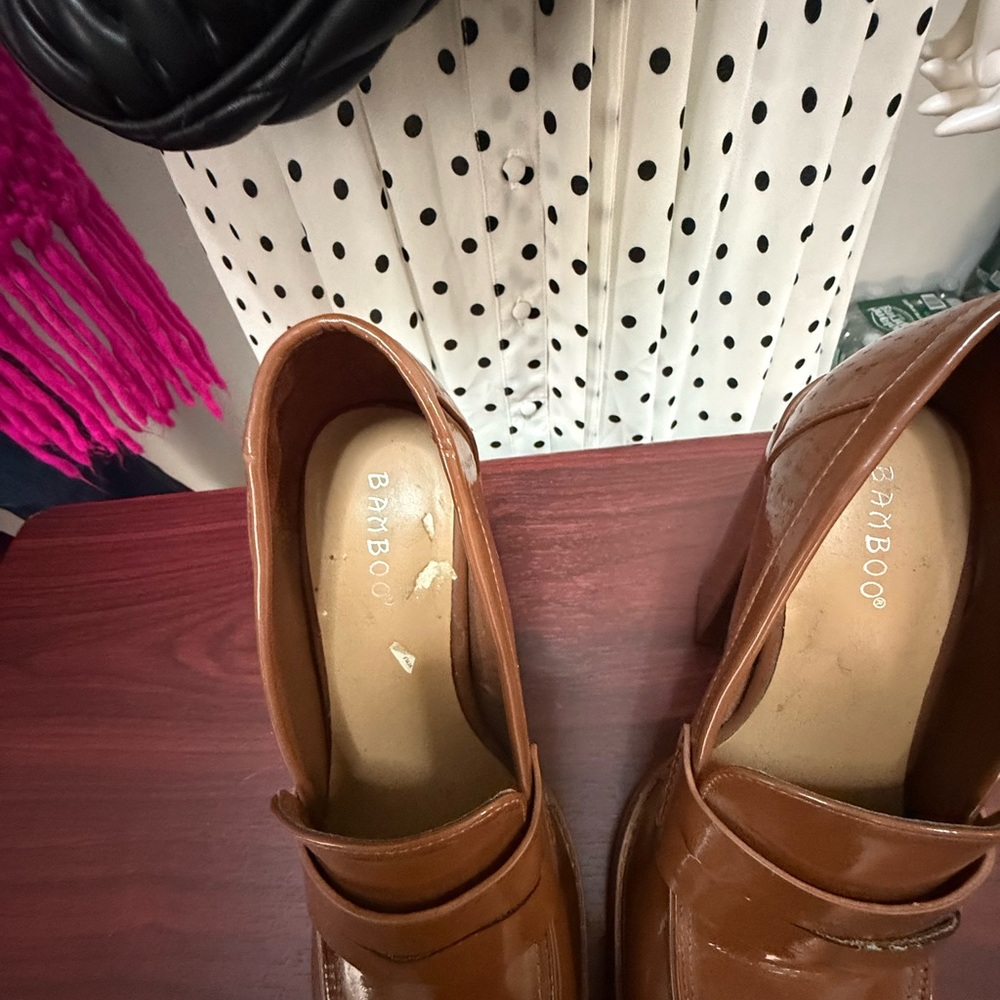BAMBOO Women's Brown Heels - Picture 9 of 16